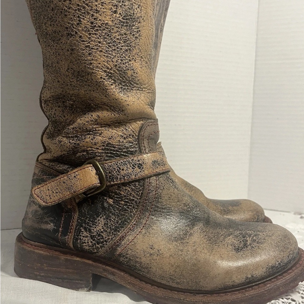 BED|STU Genuine Leather Women's Boots size 7 US - Picture 3 of 9